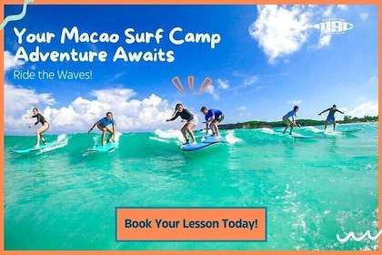 Group Surf Lessons at Macao Surf Camp - Punta Cana Surfing