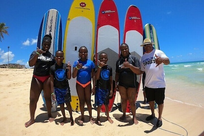 Group Surf Lessons at Macao Surf Camp - Punta Cana Surfing