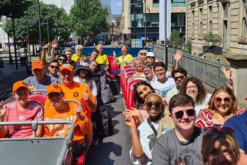 Manchester Hop-On Hop-Off Bus Sightseeing Tour