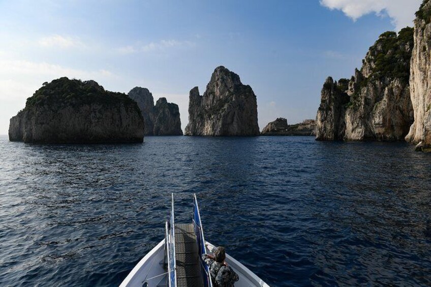 Capri Coast to Coast: Boat Tour with OPTIONAL Blue Grotto 