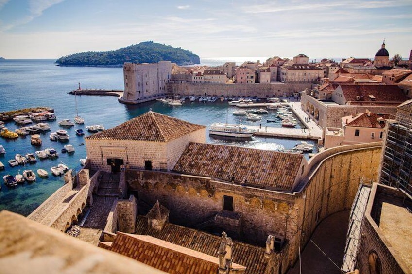 Dubrovnik's Old Port is a great place to take a stroll and soak up the history of the Croatian city.