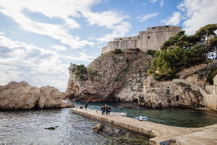 Pretend you're in King's Landing at West Pier and Lovrijenac Fort in Croatia.