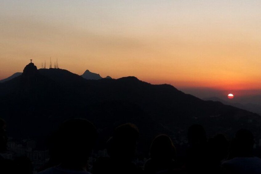 Sunset in Rio from Sugarloaf by Luis Darin