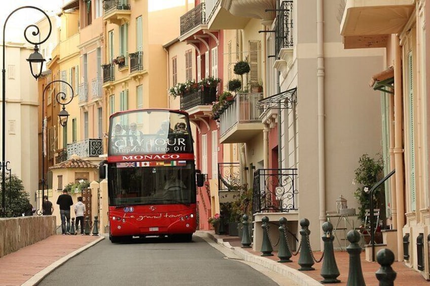 Monaco Hop on Hop Off Sightseeing Bus Tour