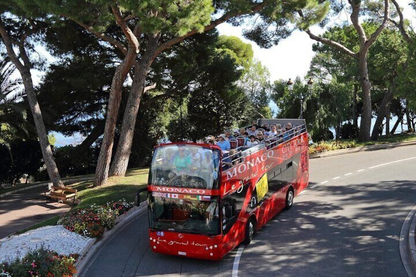 Monaco Hop on Hop Off Sightseeing Bus Tour