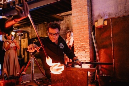 Murano glasblæsningsdemonstration - Glaskatedralen