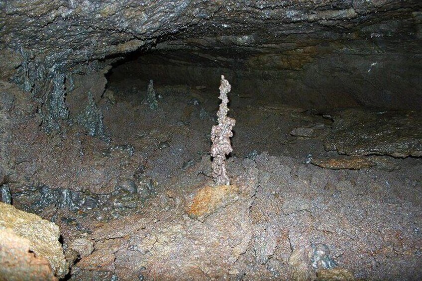 A Stalagmite at Leidarendi Cave