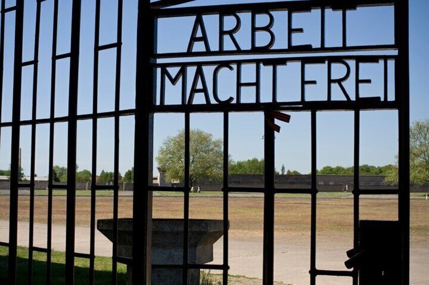 Entrance to Sachsenhausen Concentration Camp Memorial