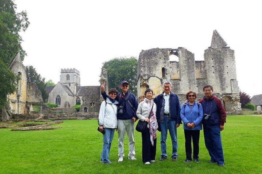 The ancient ruins of Minster Lovell Hall