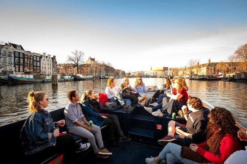 Open boat tour - All drinks included - 60 Minutes - Live guide