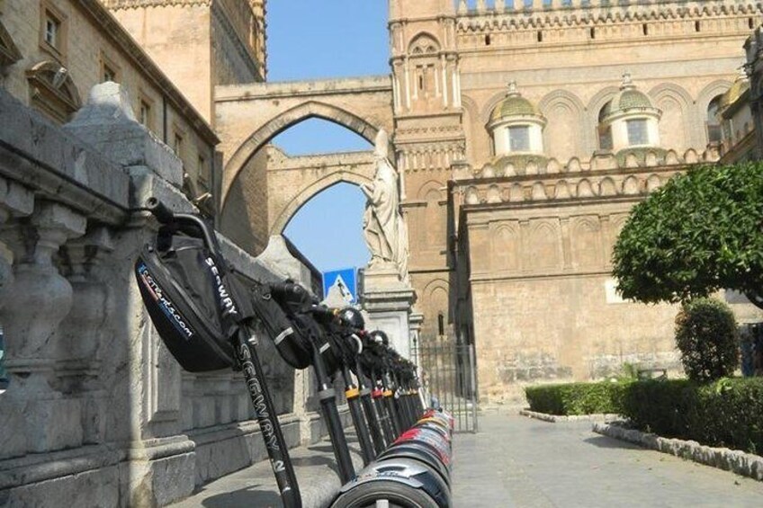 Admire Palermo Cathedral on your Segway shore excursion!