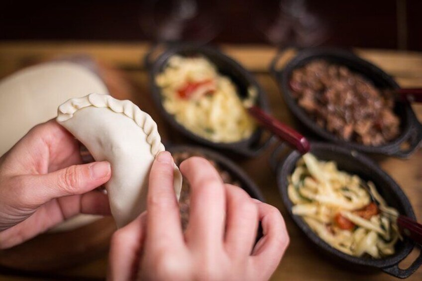 The Argentine Experience: Empanada Making, Steak, Wine, Alfajores and Mate