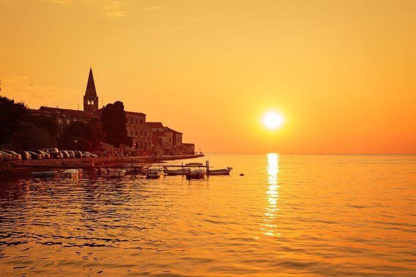 Sail away and relax on the boat day trip from Porec