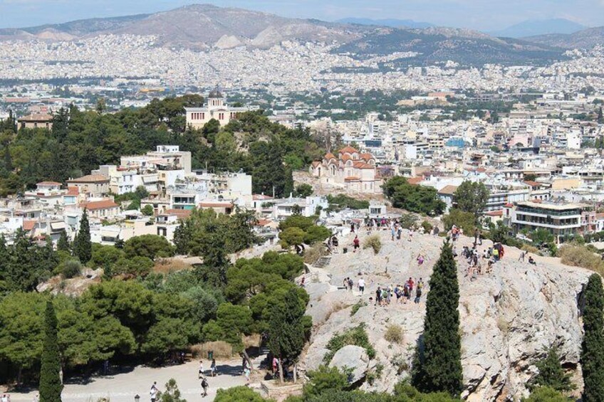 The view from the Acropolis Hill