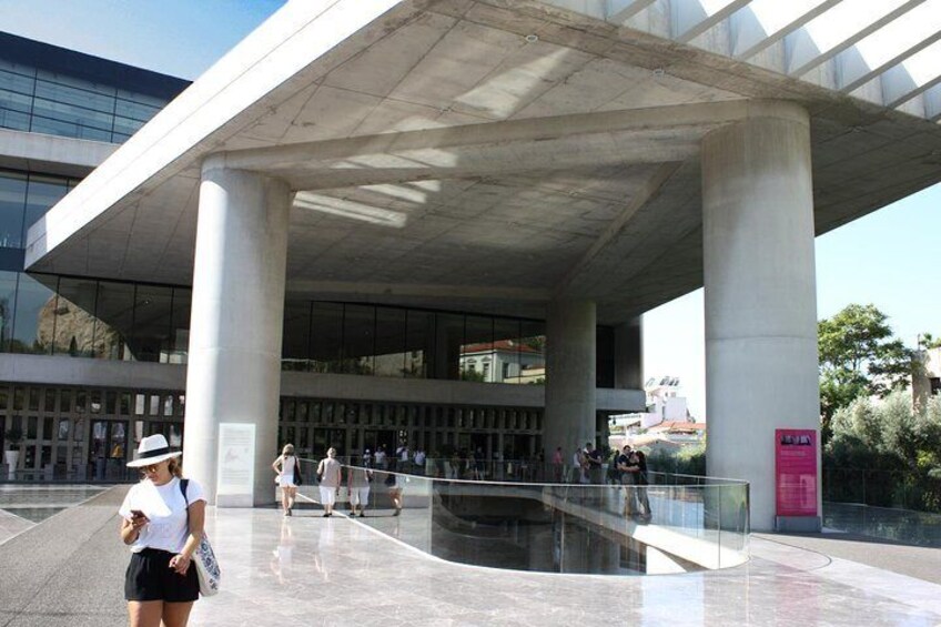 The Acropolis Museum entrance