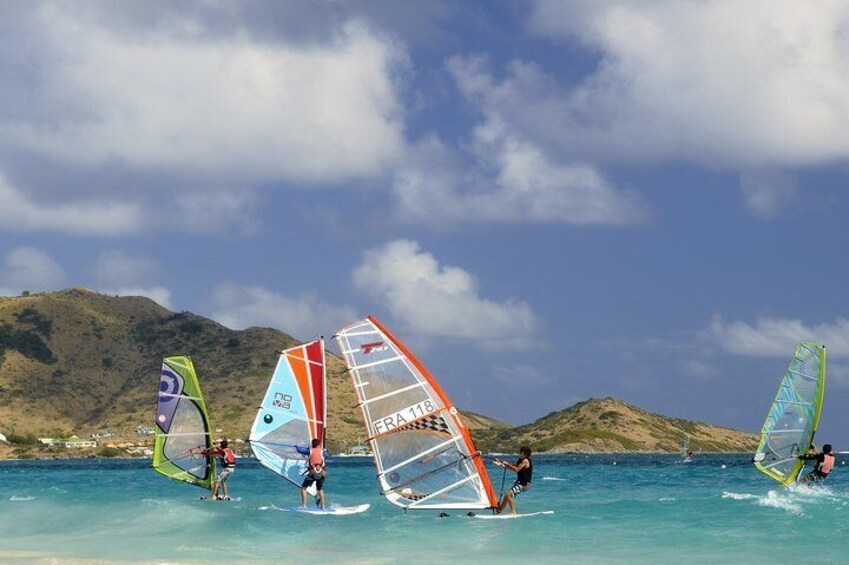 Riding the wind at Orient Beach