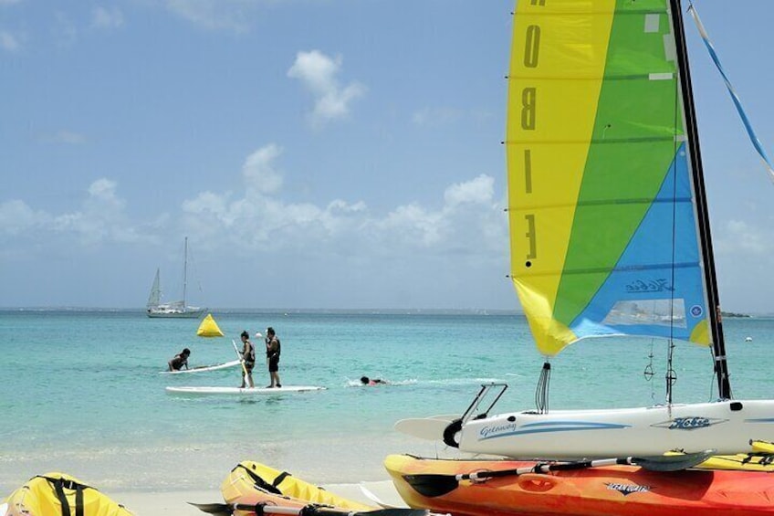Enjoy activities on Orient Beach