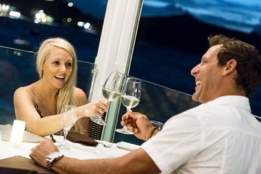 Dinner at a gourmet restaurant
