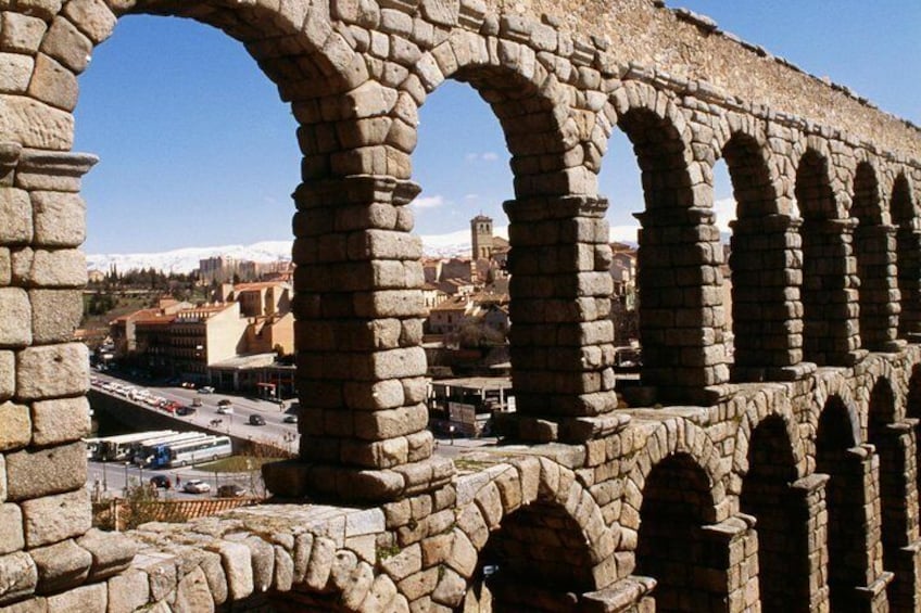 Learn about the Aqueduct of Segovia and other landmarks on a private tour!