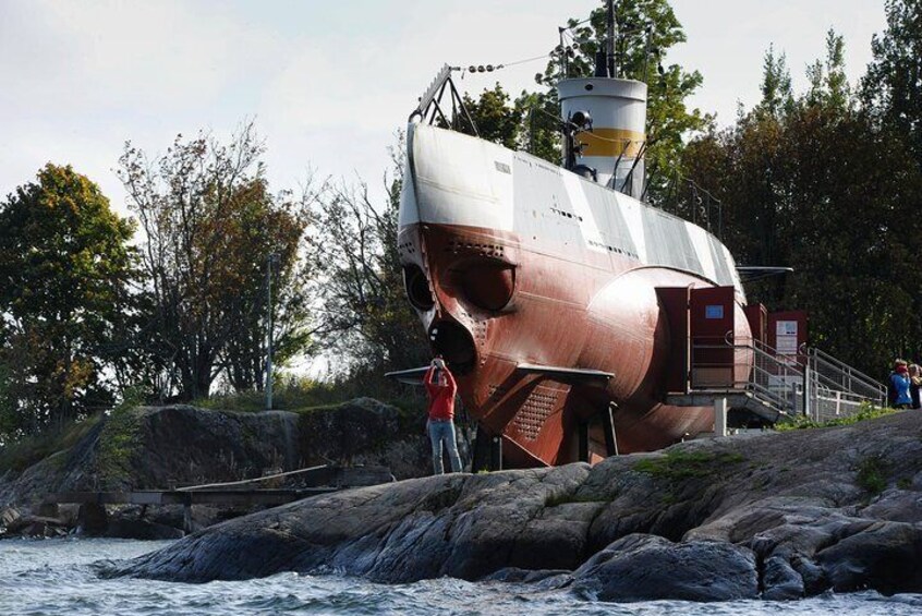 Museum submarine on Suomenlinna