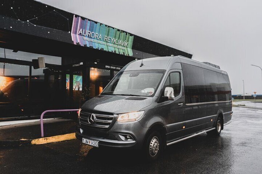 One of our Mercedes Benz Sprinter Minibuses