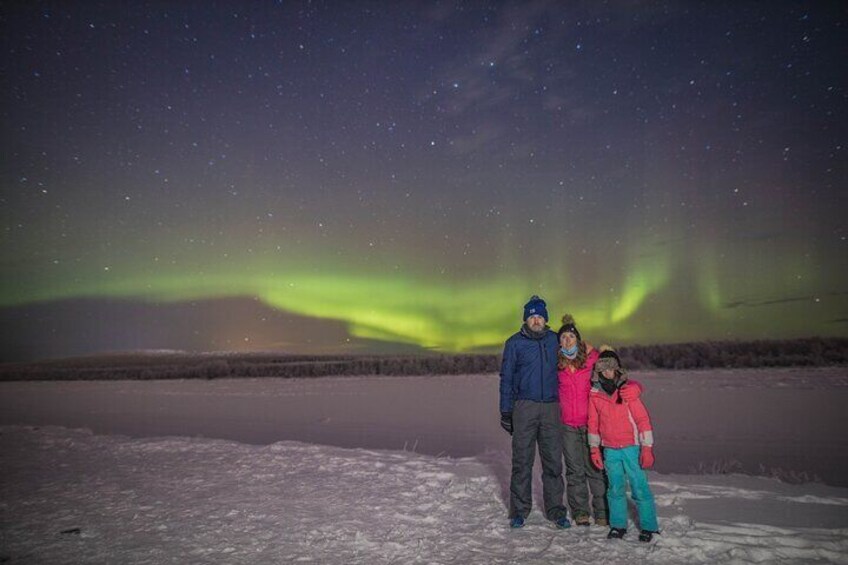 Northern Lights Hunting By Minivan, Photo included