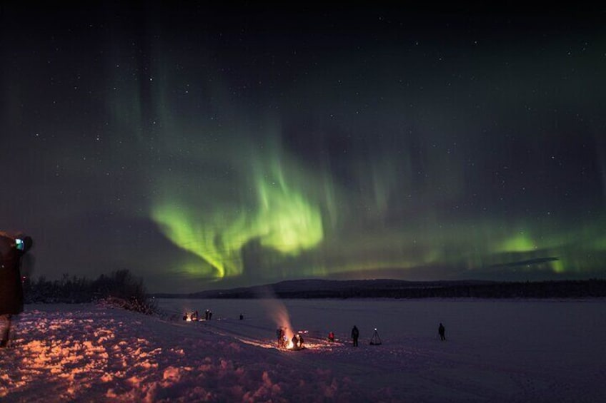 Northern Lights Hunting By Minivan, Photo included