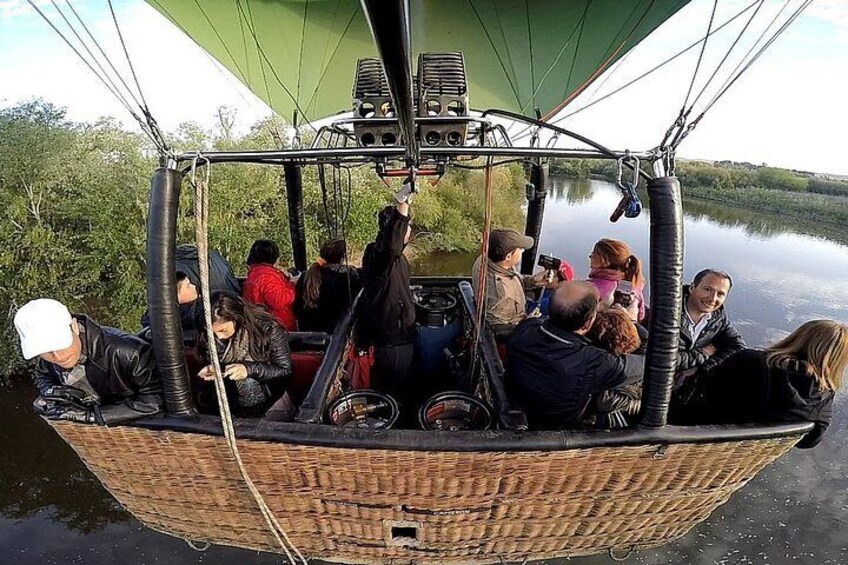 Hot-air balloon ride in Toledo