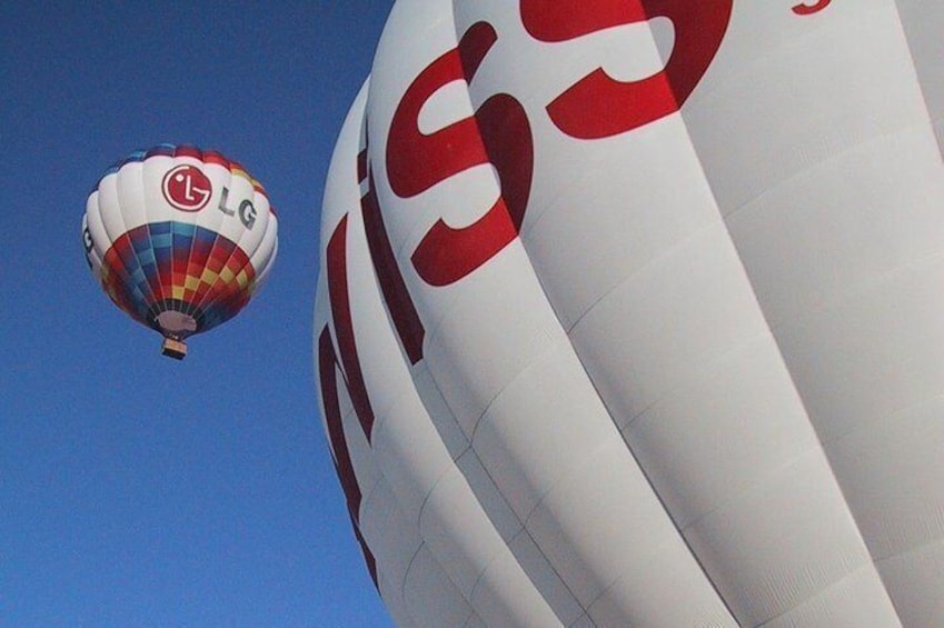 Hot-air balloon launch