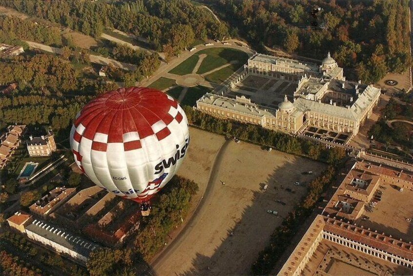 Over the Palace in Aranjuez