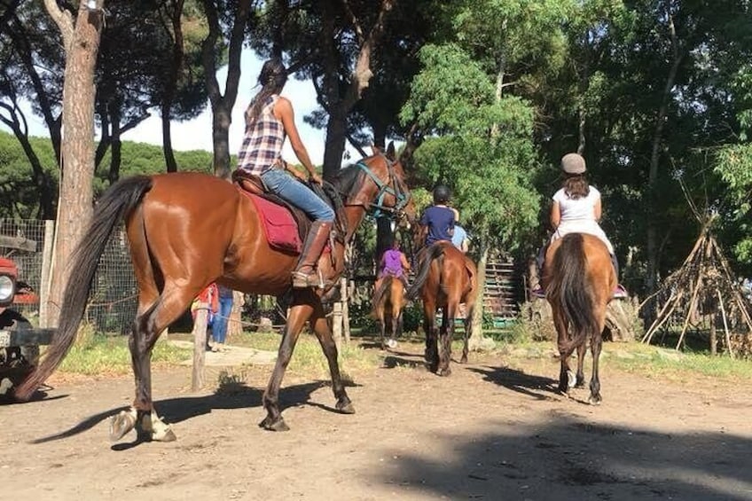 Horse Riding Trail in Ancient Rome