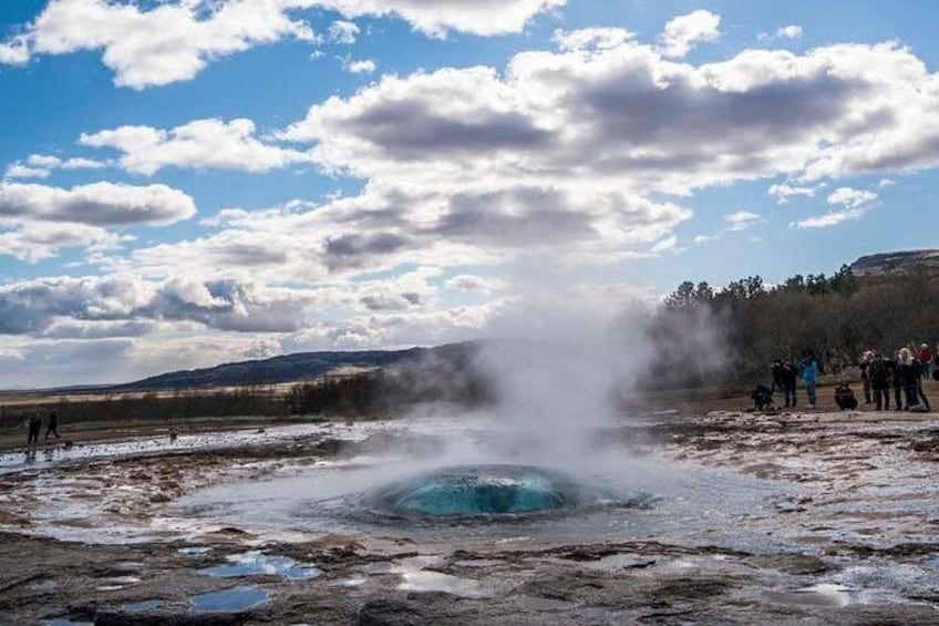 Strokkur hot spring