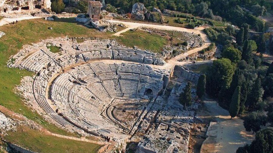 The view on the Greek Theatre