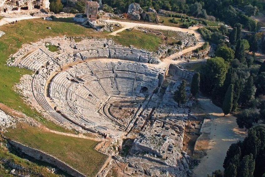 The view on the Greek Theatre
