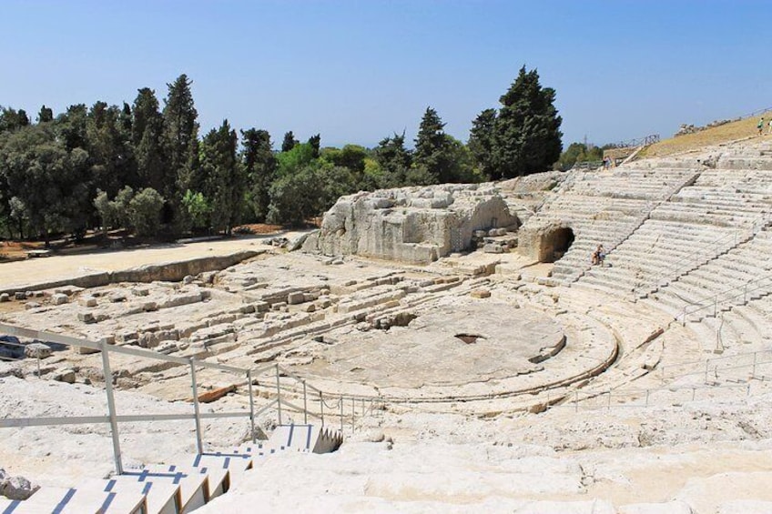 Visit the ancient Greek theater in Syracuse