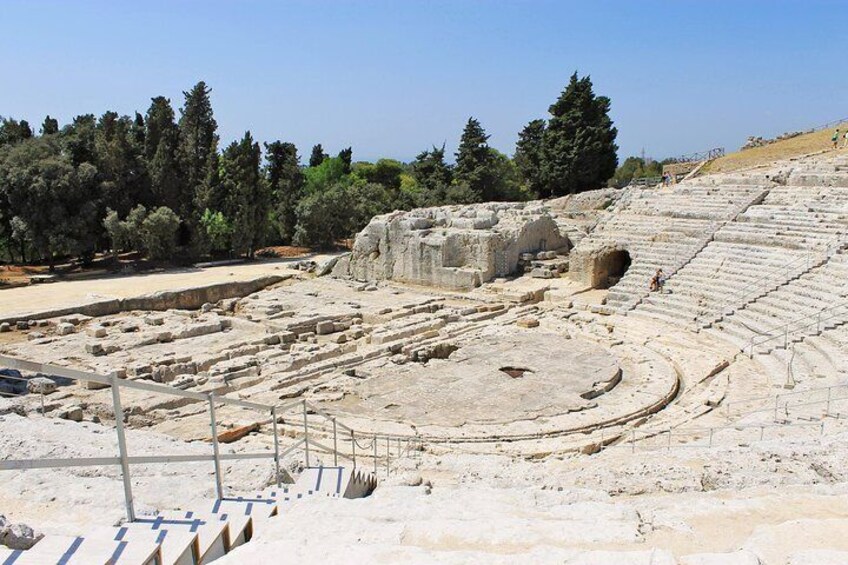 Visit the ancient Greek theater in Syracuse