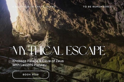 Escapade mythique : grotte de Zeus et palais de Knossos avec le plateau de ...