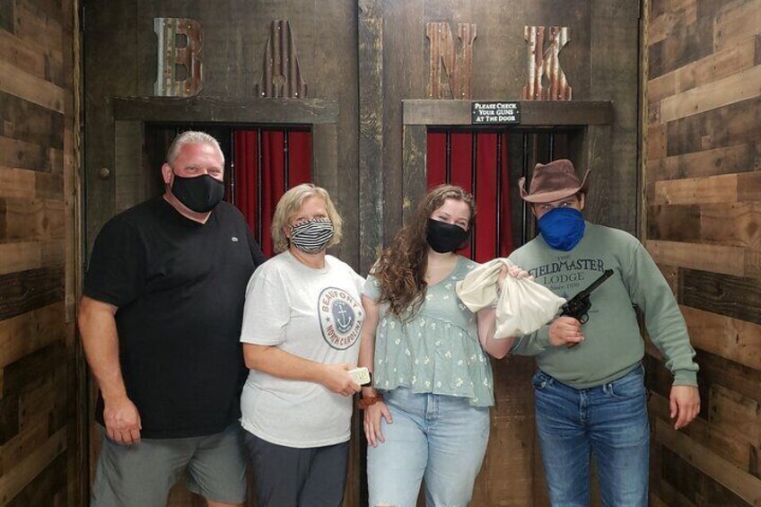 Wild West Heist Interactive Escape Room in Northfield, New Jersey