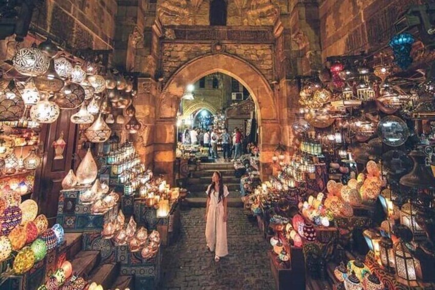 Guided Visit to Cairo's Khan el-Khalili Market and lunch including 