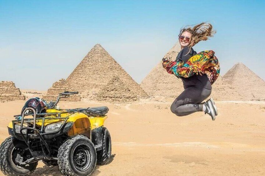 ATV quad bike one hour and Camel ride 2 hours private tour