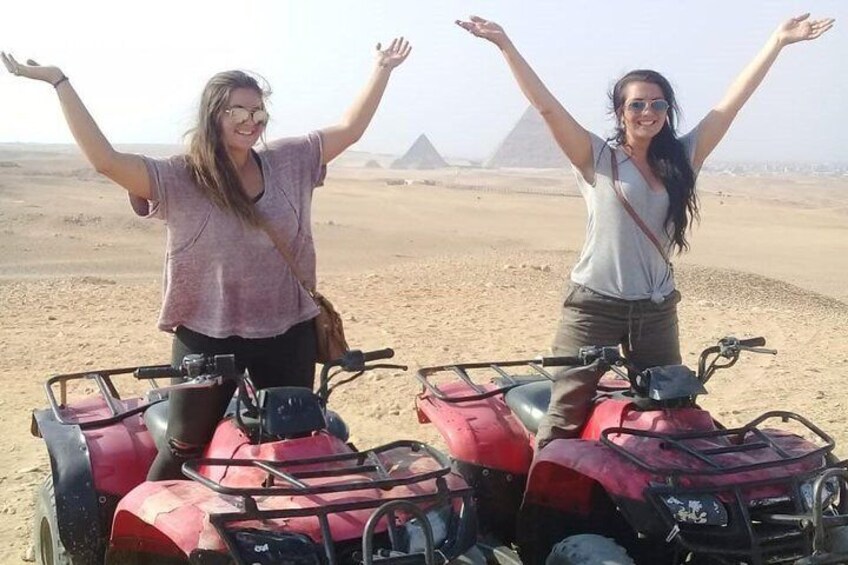 ATV quad bike one hour and Camel ride 2 hours private tour