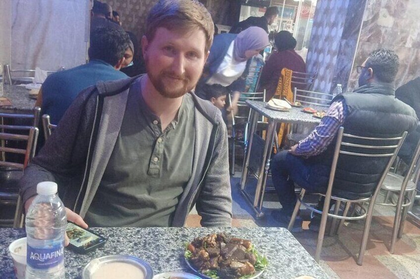 Food Tour in Local Cairo Life with Egyptian tea