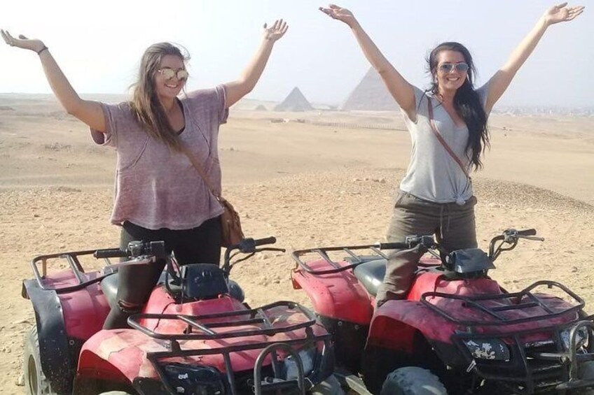 private tour Quad bike ATV ride and sound and light show at Giza