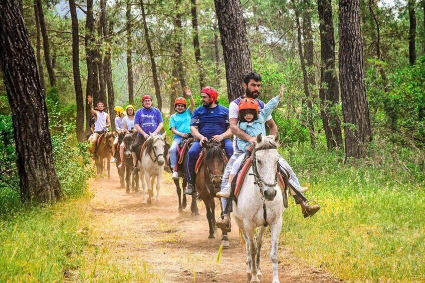 Arbek Travel; Horse Riding around Titreyengol and Sorgun Pine Forest from Side