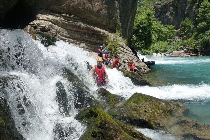 Rafting Adventure at Koprucay Canyon from Side