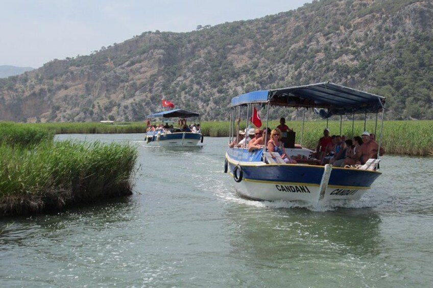 Dalyan Bus Trip to Caunos Ancient City- Turtle Beach and Sultaniye Mud Bath