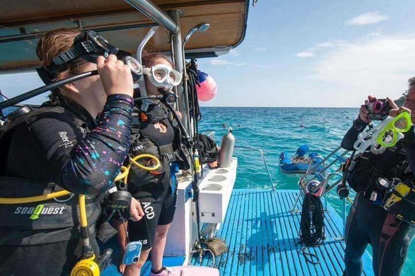 Scuba diving from Marmaris