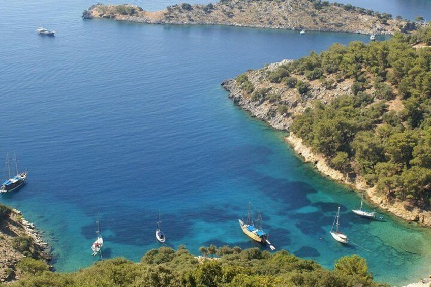 12 Island Trip by Sailing Boat From Sarigerme
