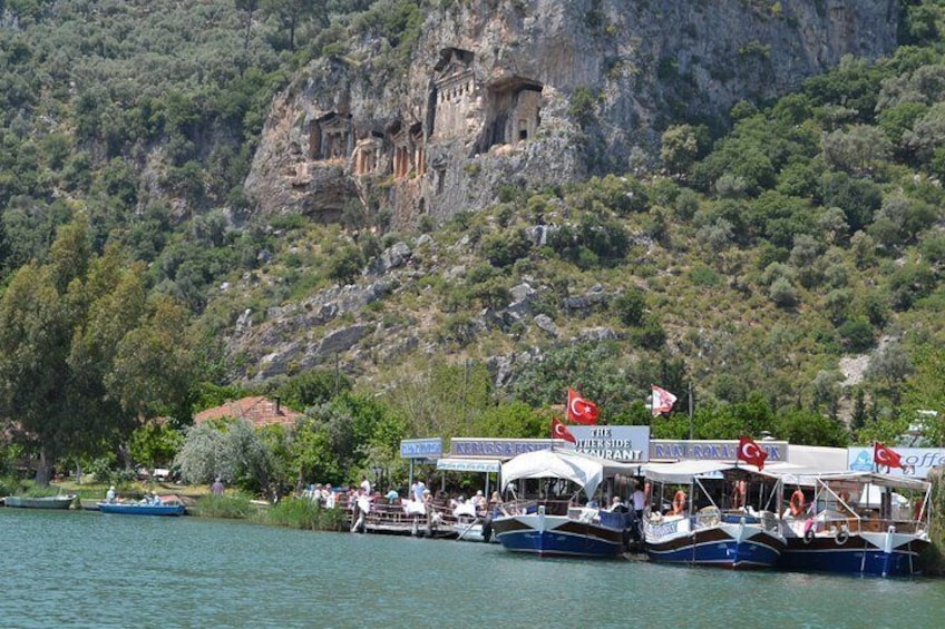 Dalyan Bus Trip to Caunos Ancient City- Turtle Beach and Sultaniye Mud Bath