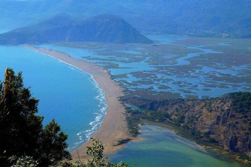 Dalyan Bus Trip to Caunos Ancient City- Turtle Beach and Sultaniye Mud Bath